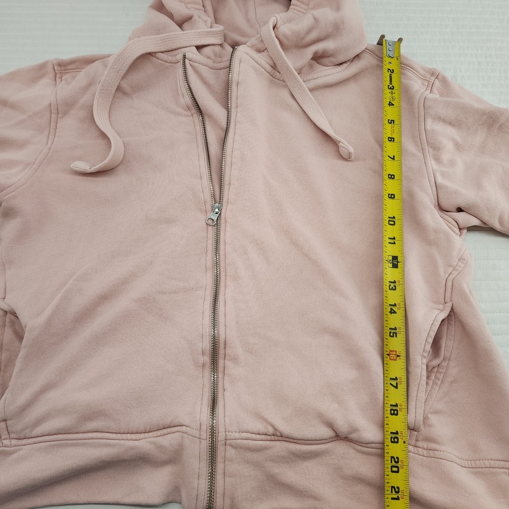 Zella Zip Up Hoodie Sweatshirt Athletic Activewear‎ Pastel Pink Casual 1X - Picture 4 of 6